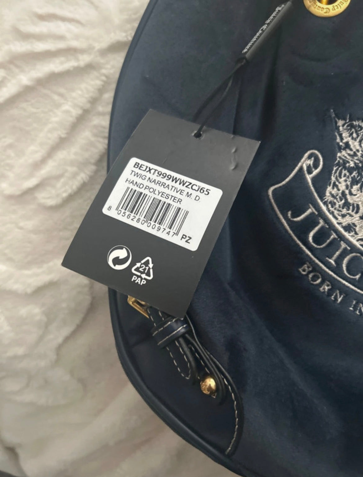 Juicy Couture Navy Crest чанта