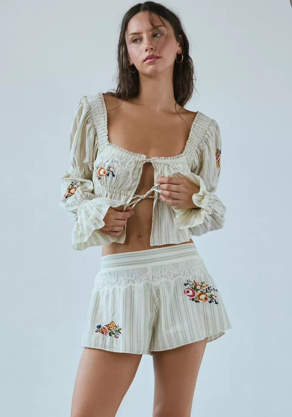 Kimchi & Blue embroidered бохо комплект