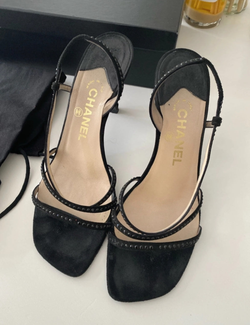 Chanel сандали на ток
