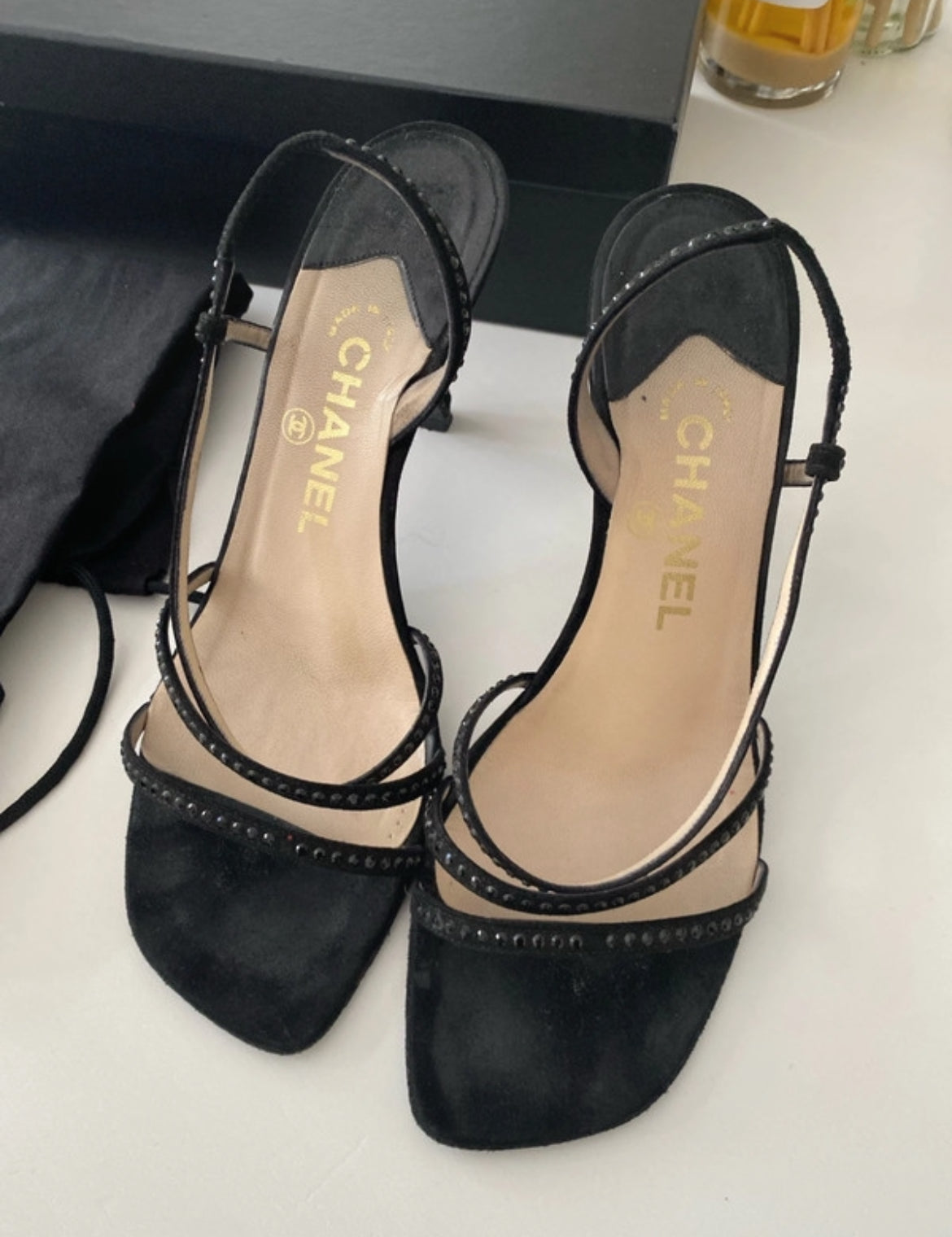 Chanel сандали на ток