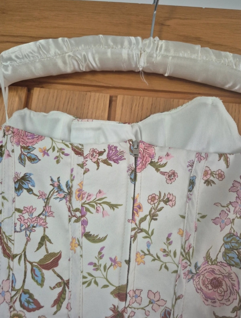 Zara floral corset mini рокля