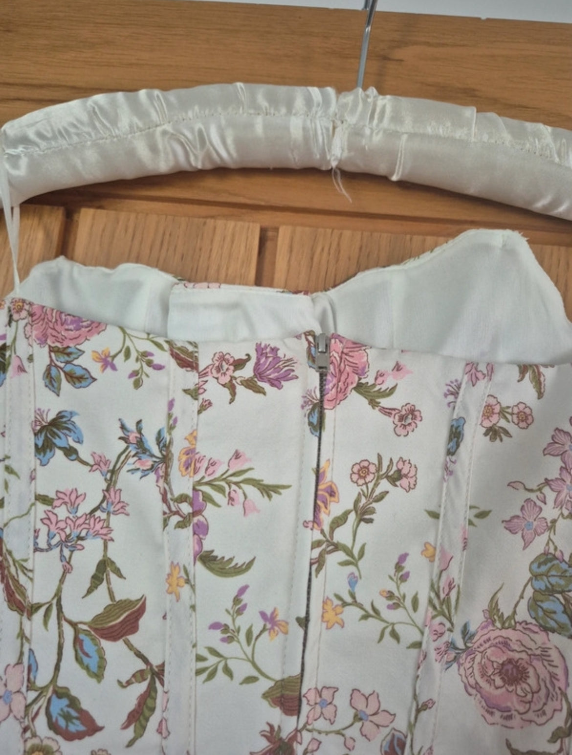Zara floral corset mini рокля