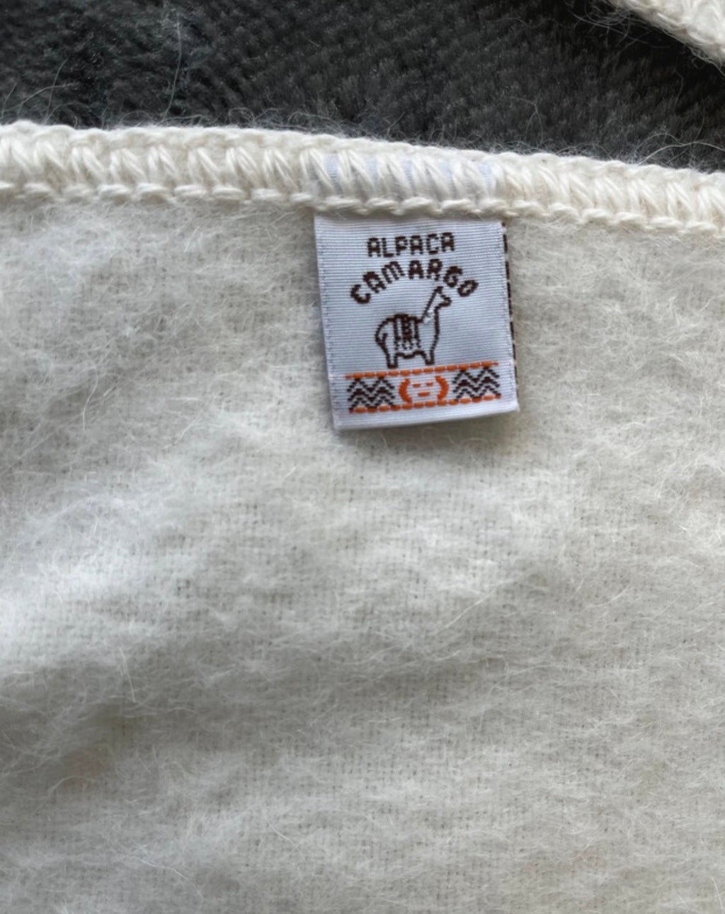 Alpaca Camargo шал от алпака с ресни