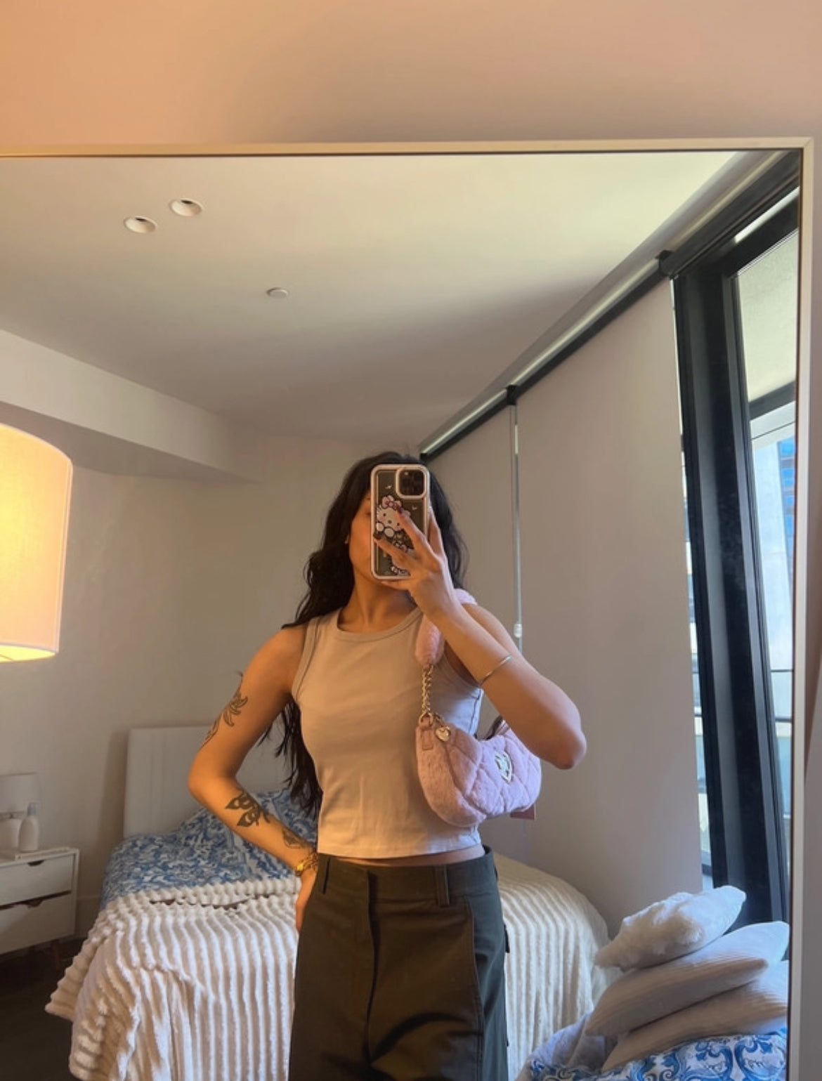Juicy Couture shoulder bag в mauve pink
