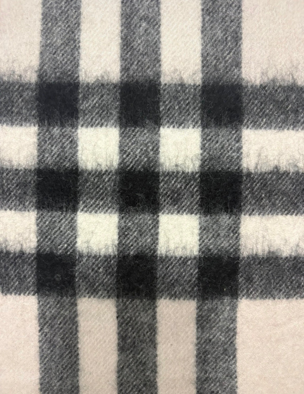 Винтидж шал Burberry с Nova Check принт- 100% кашмир