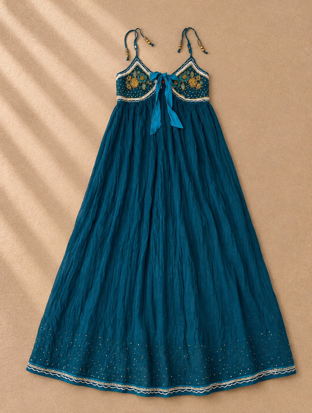 Vintage Monsoon embellished макси рокля