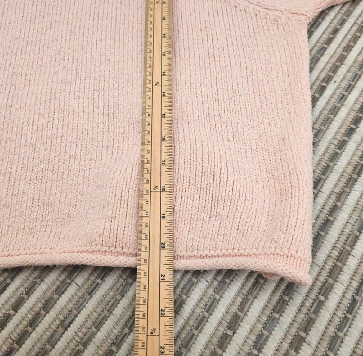 River Island Pastel Pink Chunky Knit Cropped Jumper