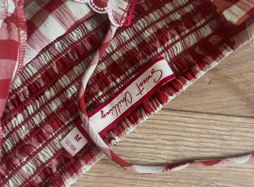Мини gingham рокля Sweet Chilling