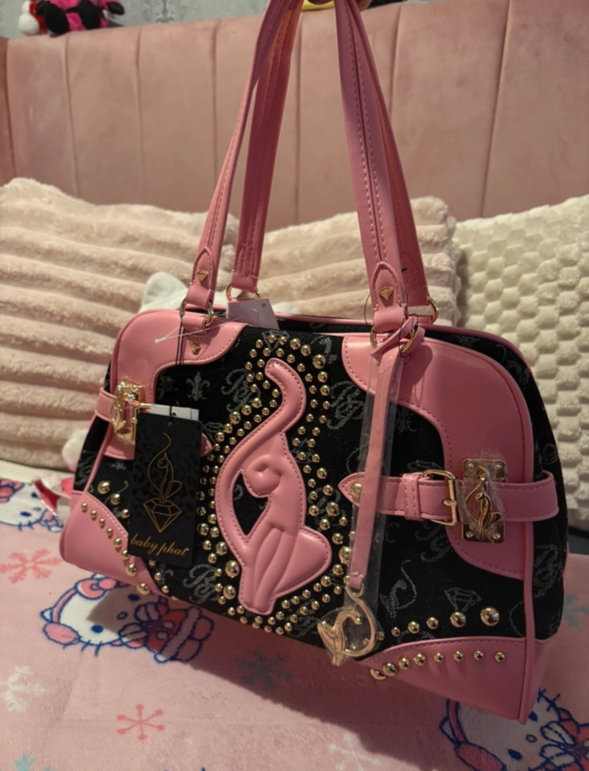 Baby Phat statement чанта в розово