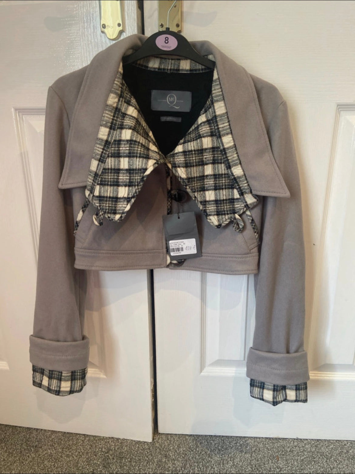 Alexander McQueen Tartan Cropped яке
