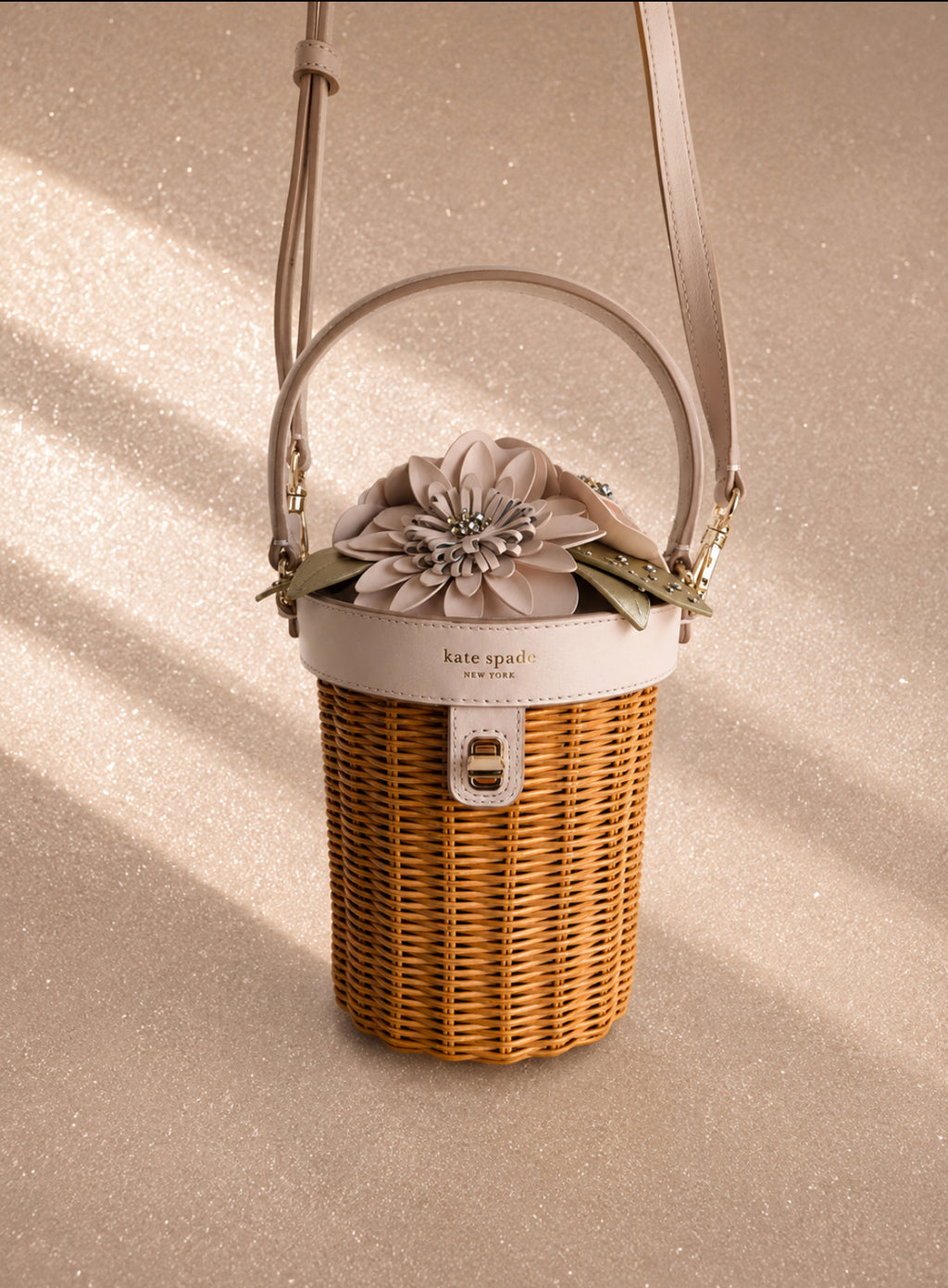 Чанта Kate Spade Bridal Wicker Flower Pot Crossbody