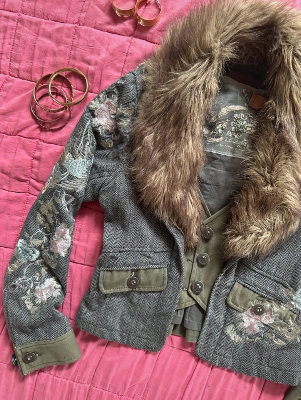 Рядко винтидж River Island яке от 2000-те