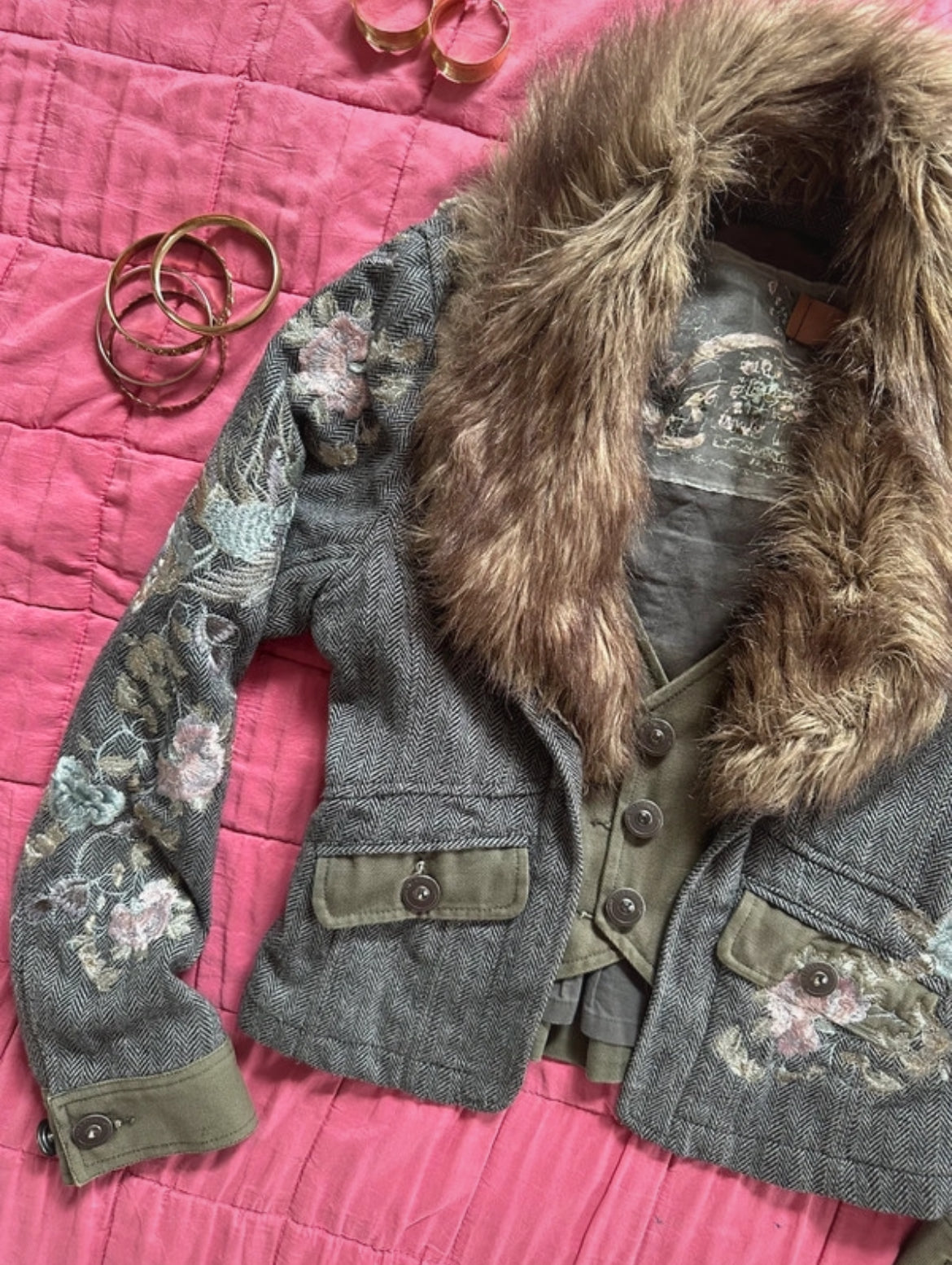 Рядко винтидж River Island яке от 2000-те