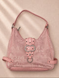 Vintage MNG by Mango Y2K monogram shoulder чанта