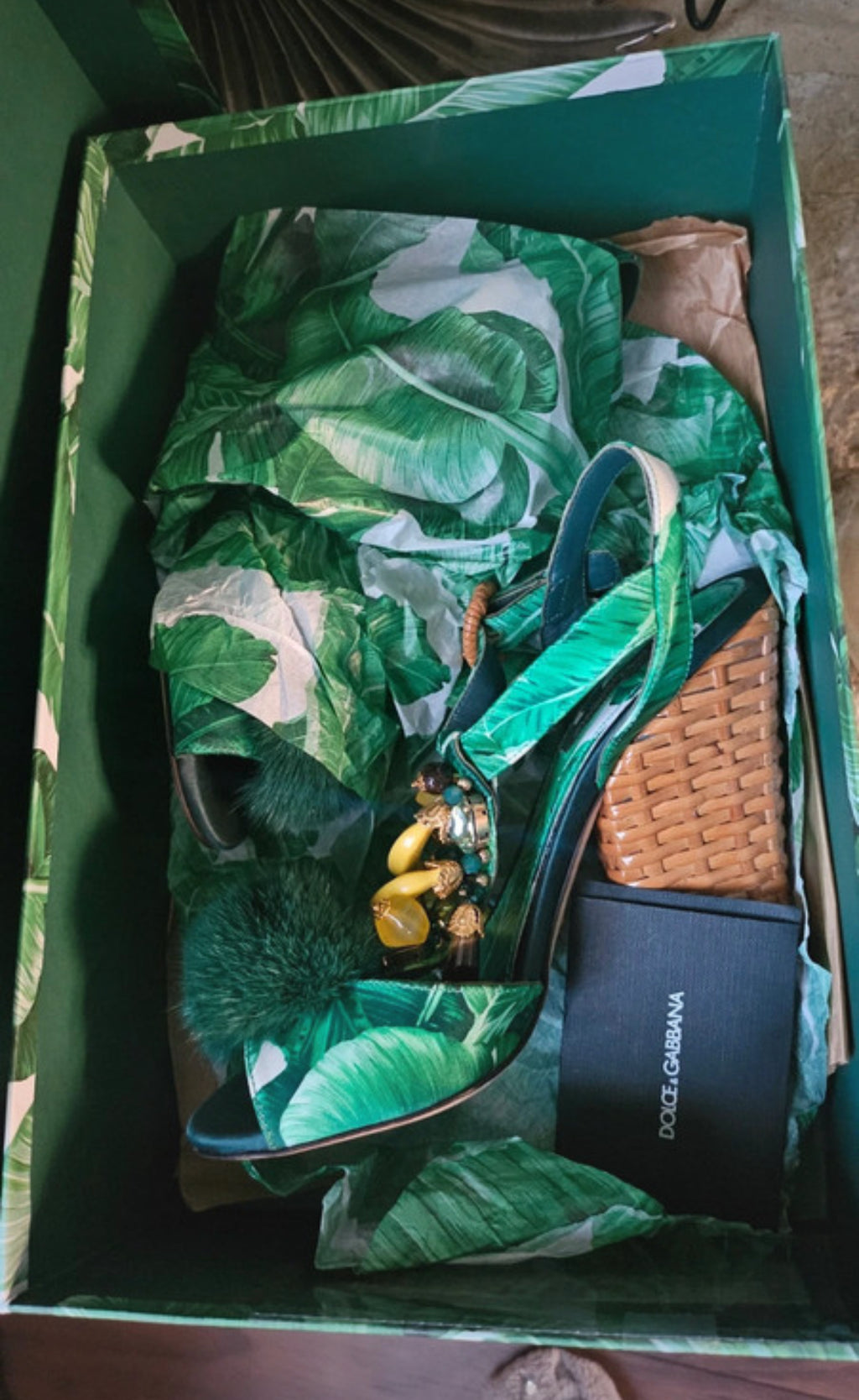 Редки дизайнерски сандали Dolce & Gabbana от емблематичната Tropical колекция