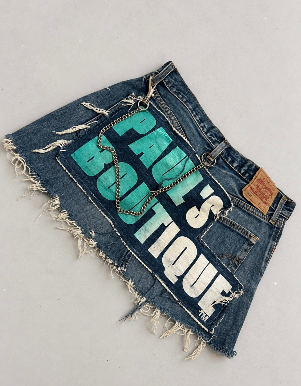Vintage Levi’s x Paul’s Boutique Reworked Denim Mini Skirt