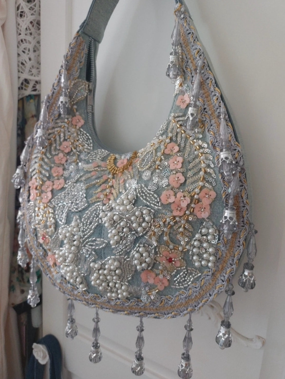 Деним handmade чанта