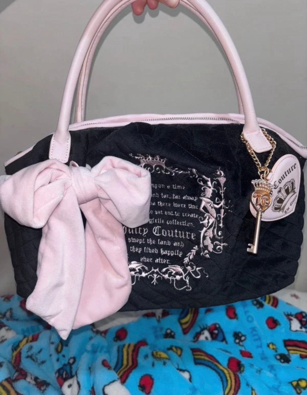 Juicy Couture Fairytale Daydreamer чанта с розова панделка
