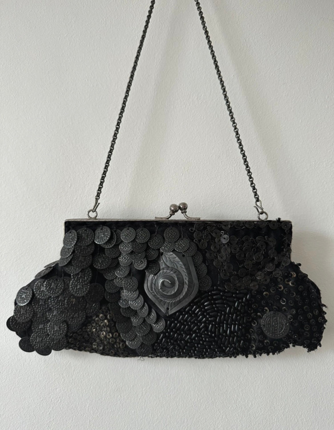 Vintage Aftershock Y2K Embellished Clutch чанта