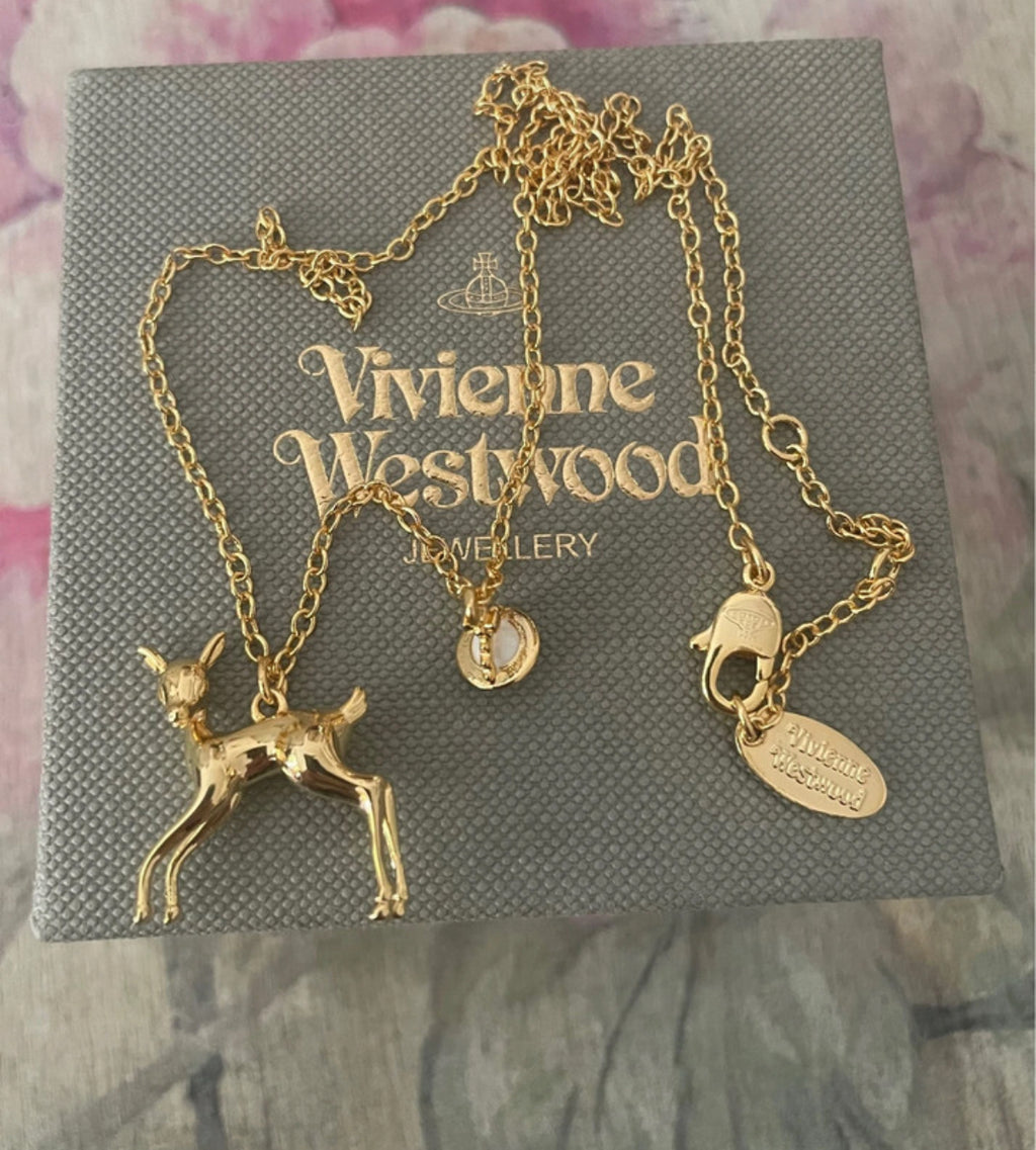 Рядко колие Vivienne Westwood Tiny Deer