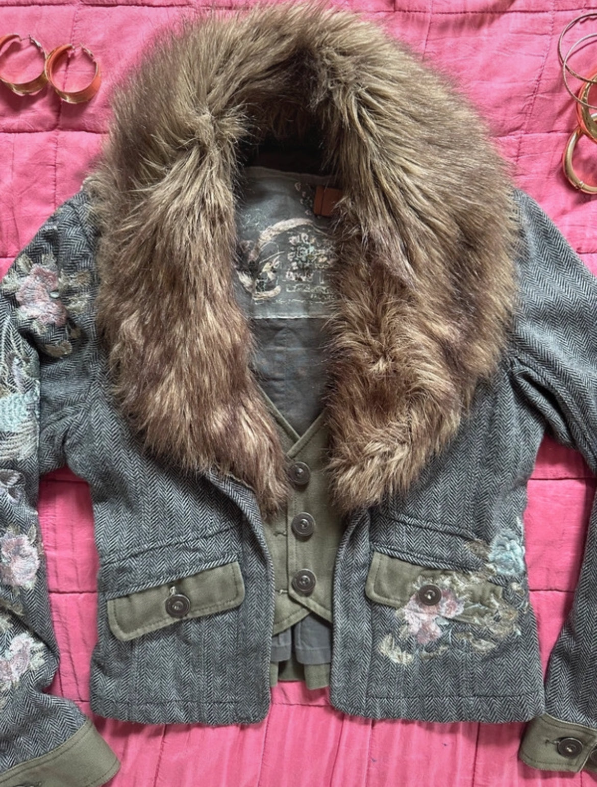 Рядко винтидж River Island яке от 2000-те