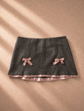 Мини пола Urban Outfitters с карирана текстура
