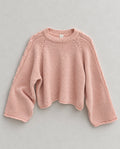 River Island Pastel Pink Chunky Knit Cropped Jumper