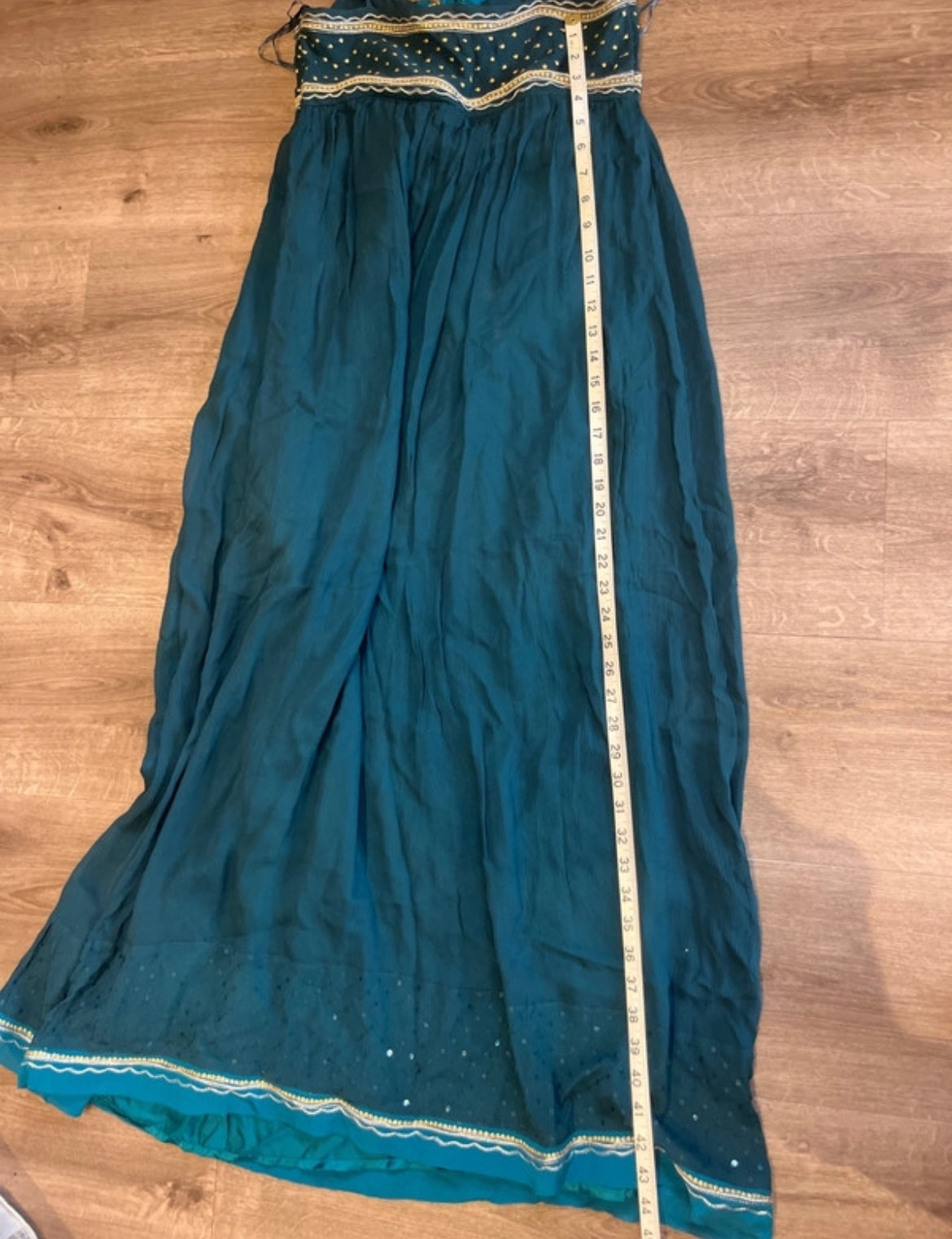 Vintage Monsoon embellished макси рокля