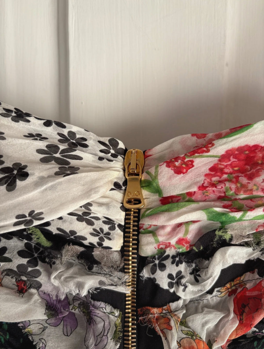 Dolce & Gabbana копринена мини рокля