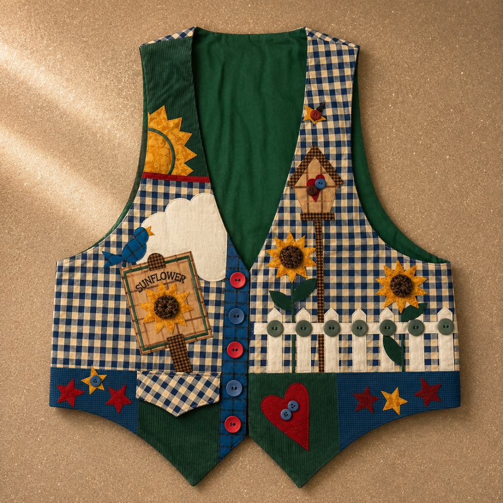 Handmade patchwork елек