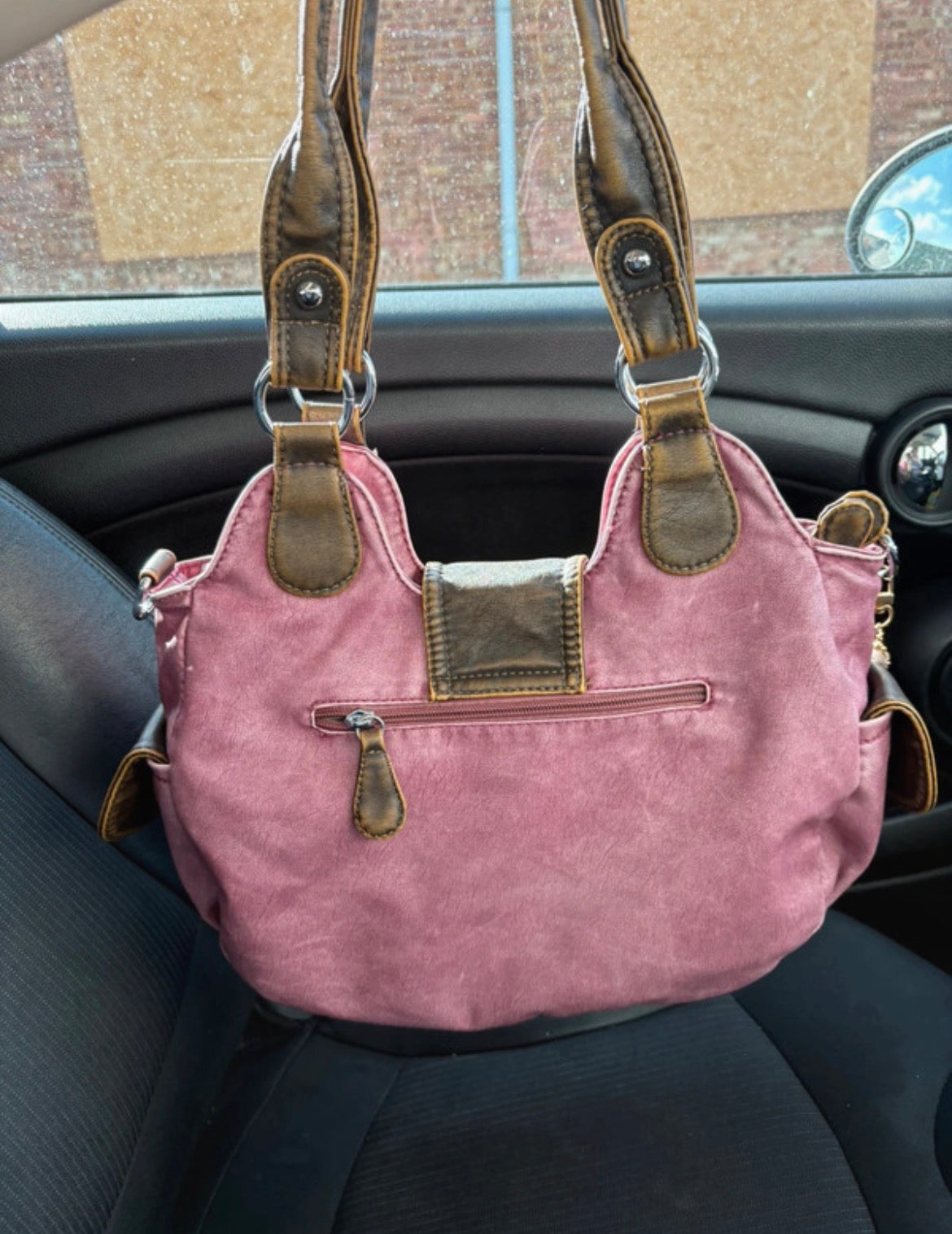 Angel Kiss Pink Western Studded чанта