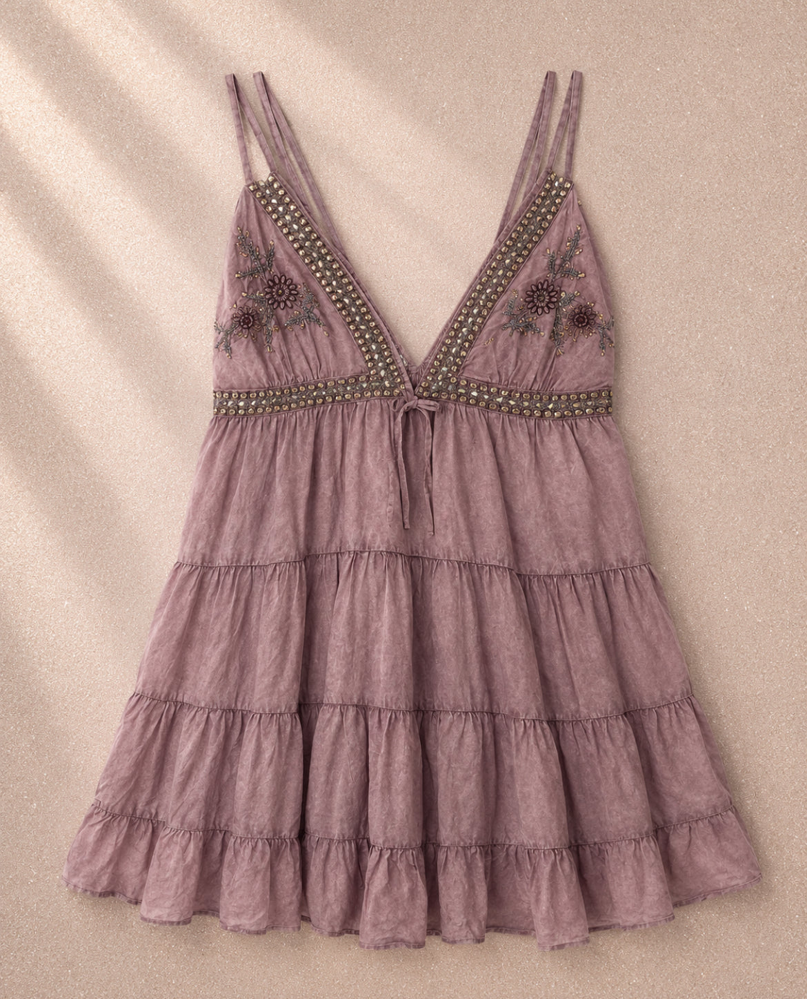 Kimchi Blue Maddie embroidered babydoll мини рокля