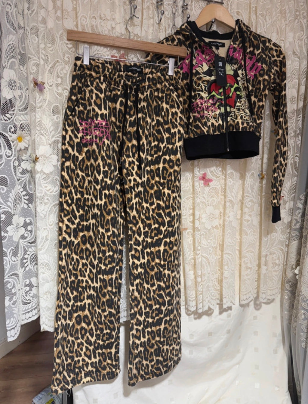 Ed Hardy Leopard Print Tracksuit