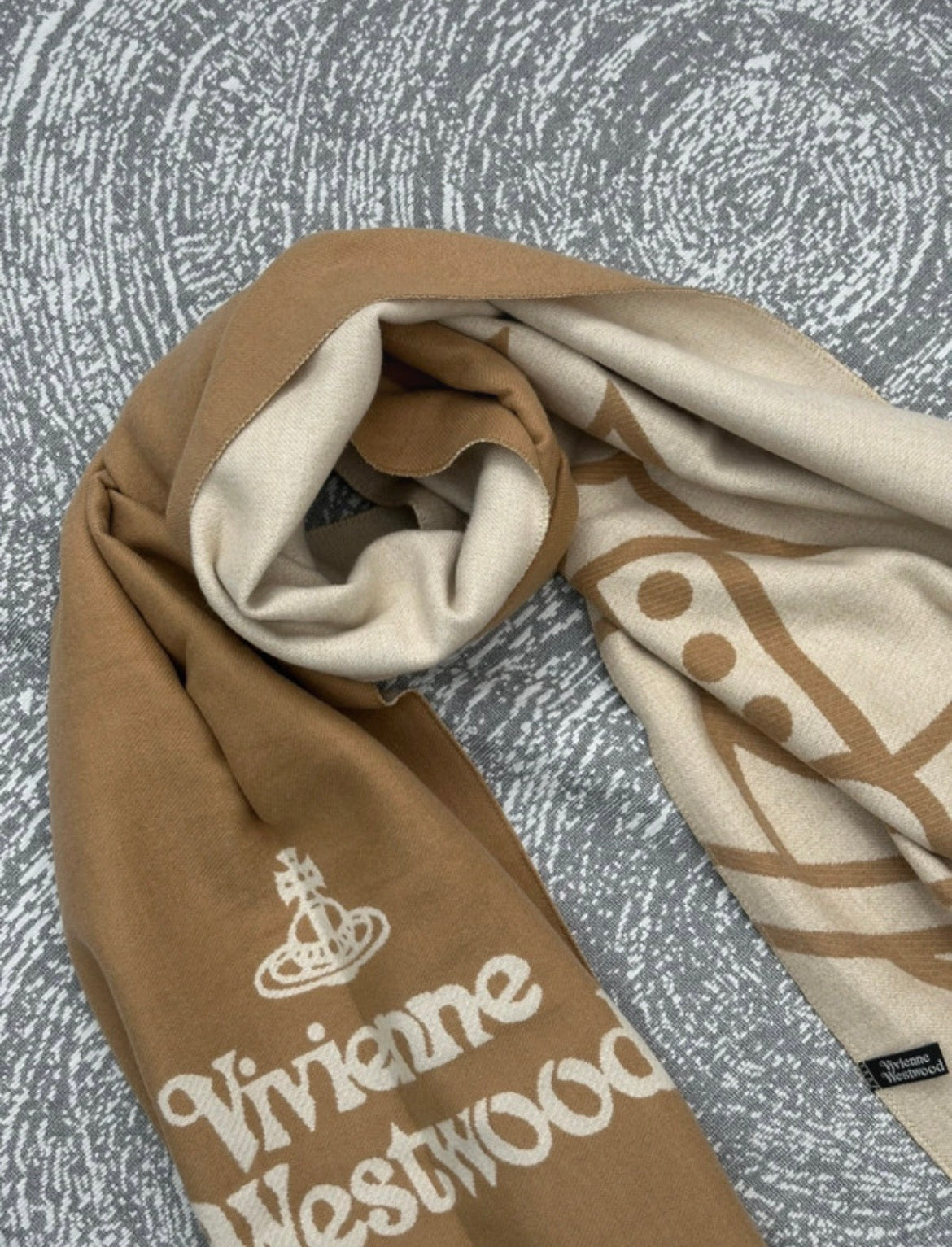 Двулицев шал Vivienne Westwood - кашмир
