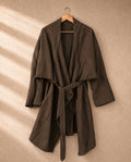 Палто тип wrap на Ann Demeulemeester от лека вълна с колан