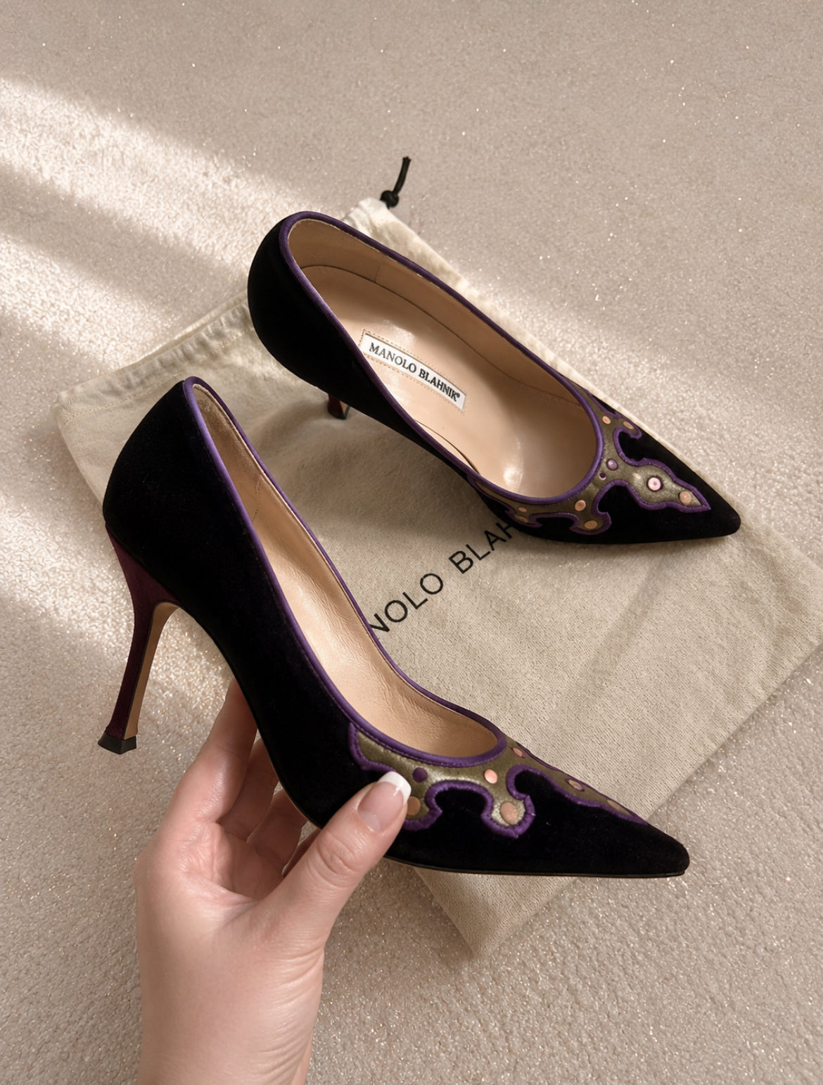 Ексклузивни винтидж обувки Manolo Blahnik x Neiman Marcus от септември 2005 г. - 37,5