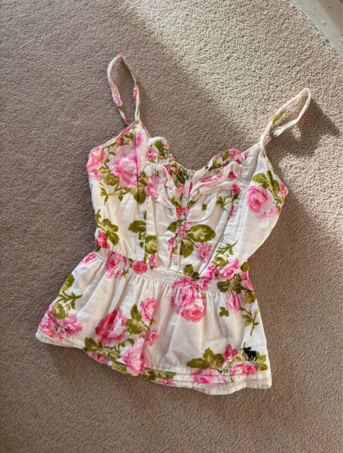Abercrombie & Fitch винтидж флорален camisole топ - Sunday West Boutique