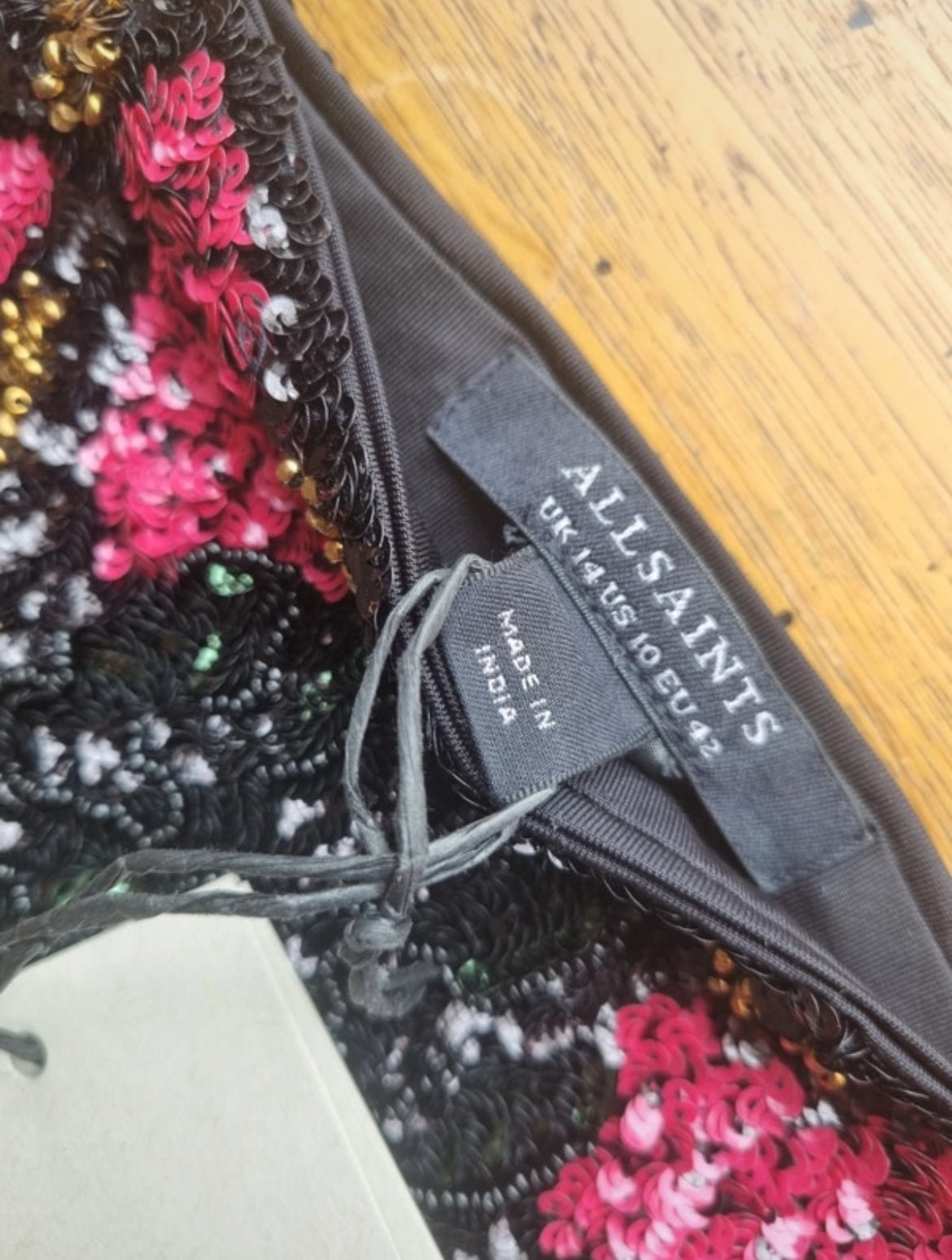 AllSaints Jamilia долнище на бански с пайети и връзки - Sunday West Boutique