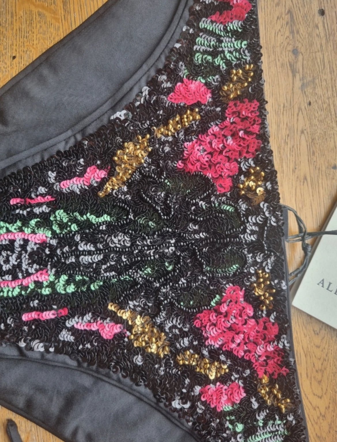 AllSaints Jamilia долнище на бански с пайети и връзки - Sunday West Boutique