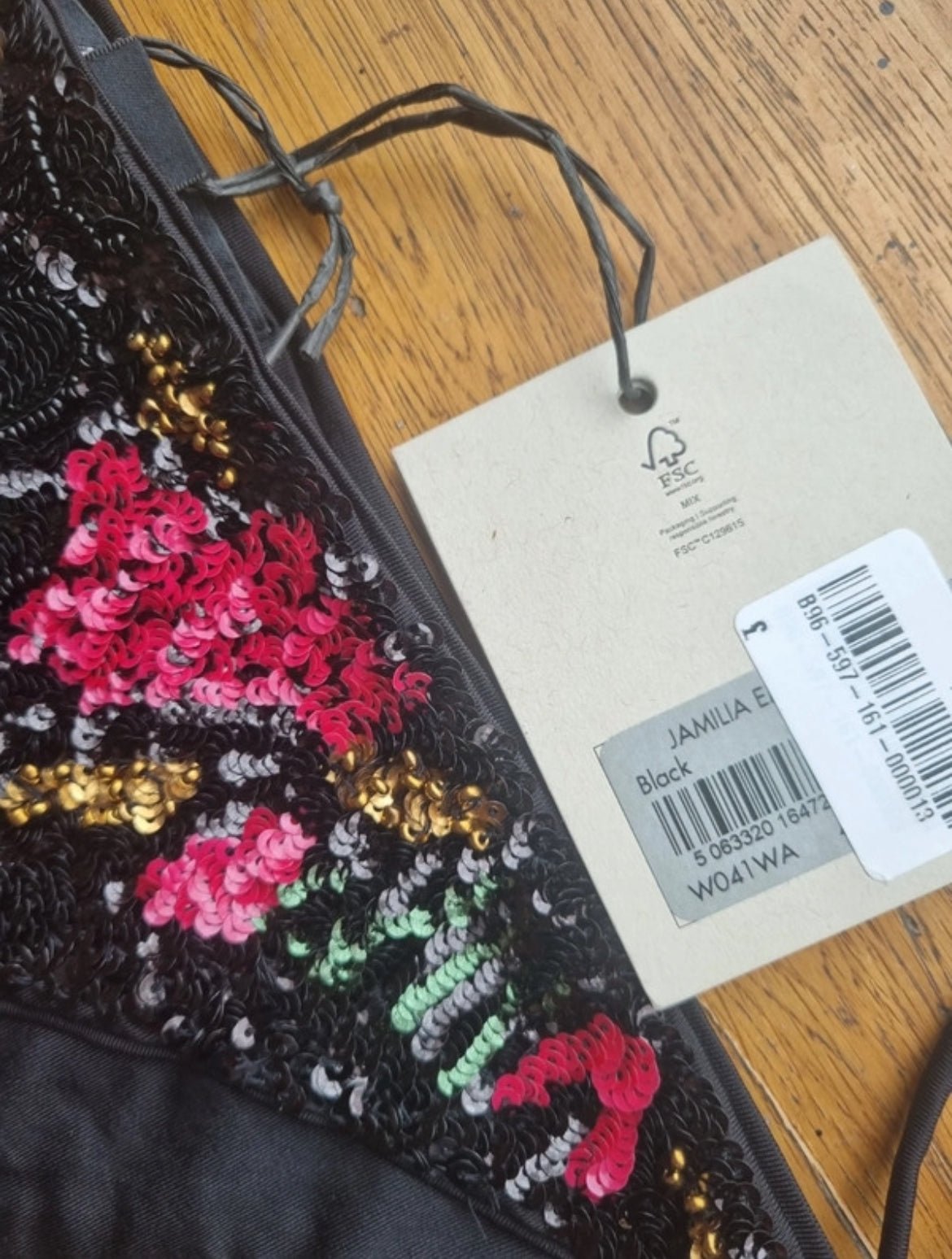 AllSaints Jamilia долнище на бански с пайети и връзки - Sunday West Boutique