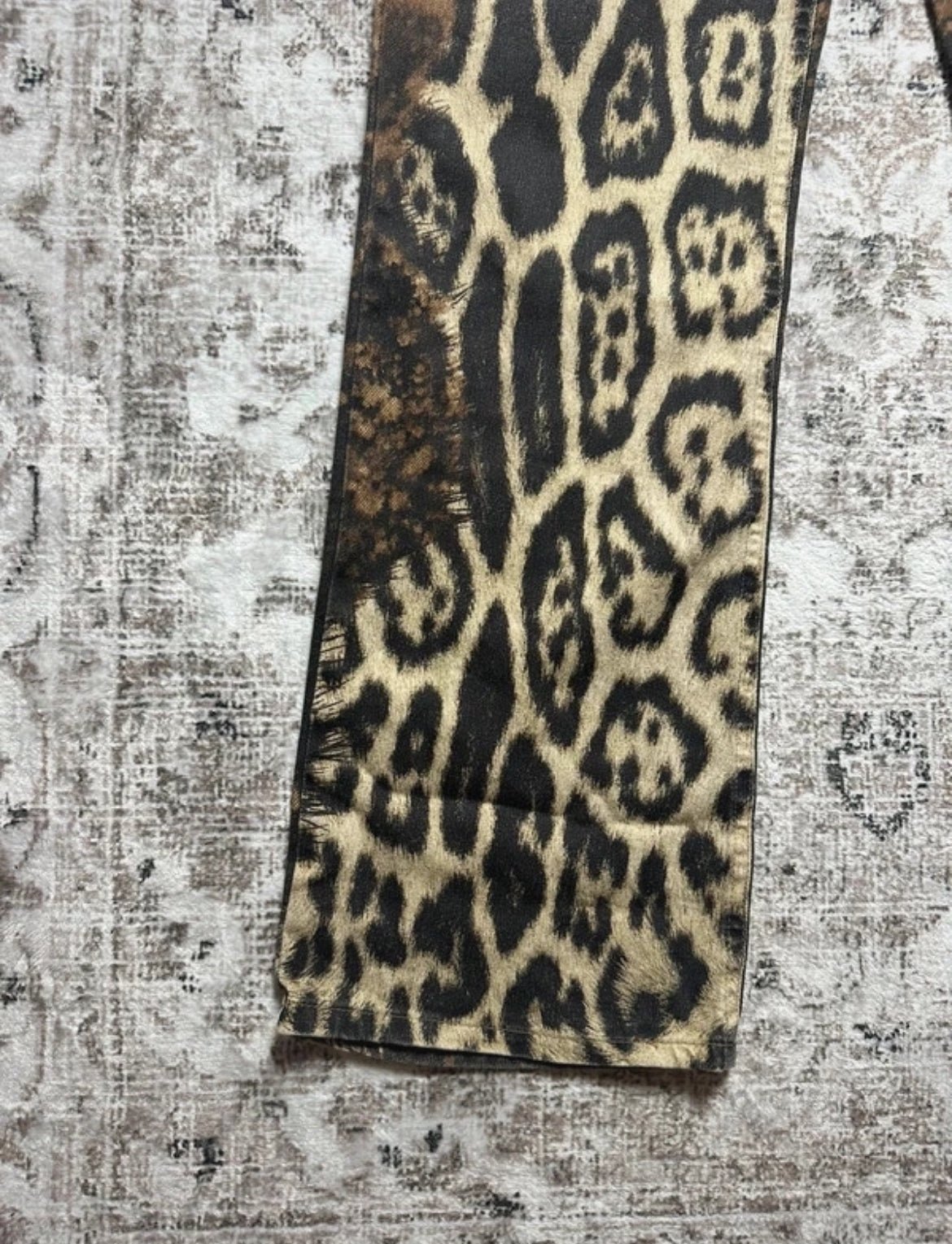Архивен модел Roberto Cavalli FW2001 World Explosion – изключително редки дизайнерски дънки от колекция Есен/Зима 2001 - Sunday West Boutique