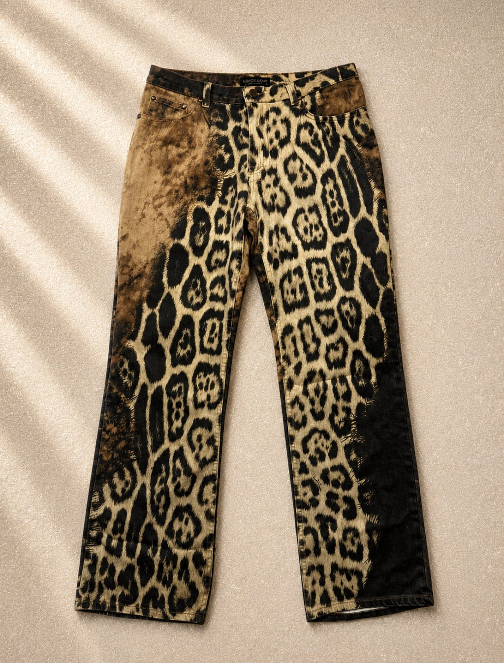Архивен модел Roberto Cavalli FW2001 World Explosion – изключително редки дизайнерски дънки от колекция Есен/Зима 2001 - Sunday West Boutique