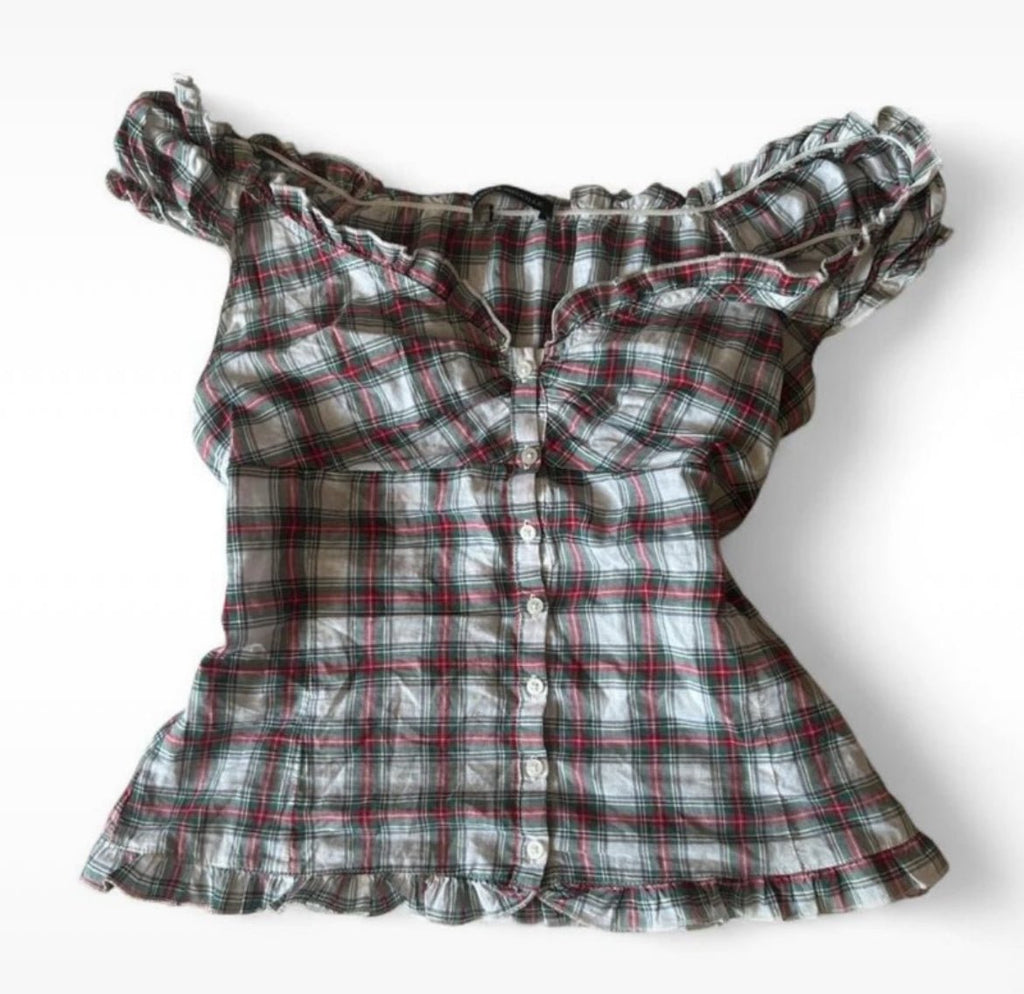 Brandy Melville milkmaid блуза - Sunday West Boutique