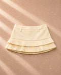 Butter Yellow плисирана мини пола Lioness - Sunday West Boutique