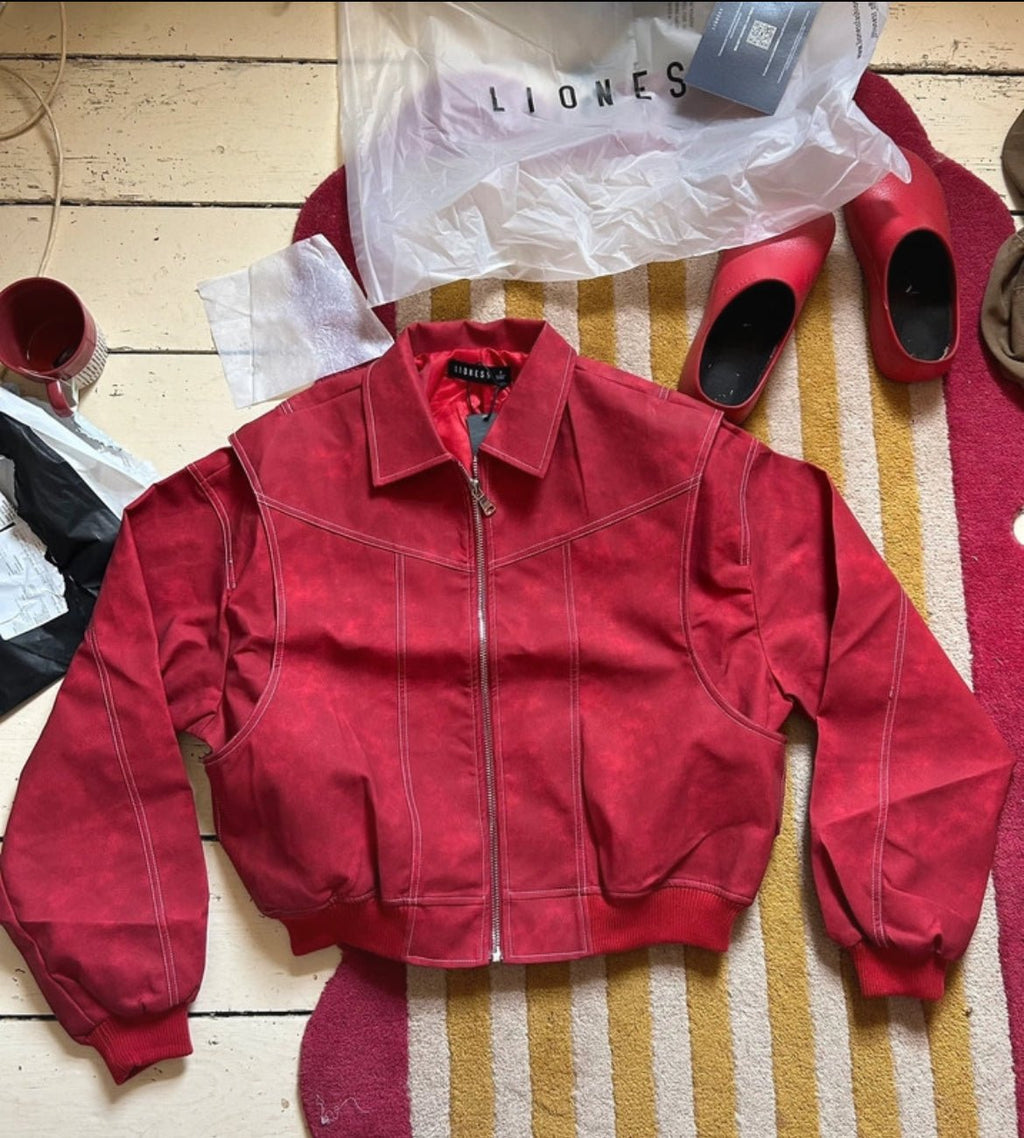 Червено bomber яке Lioness - Sunday West Boutique