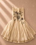 Coast butter yellow рокля с флорална бродерия - Sunday West Boutique