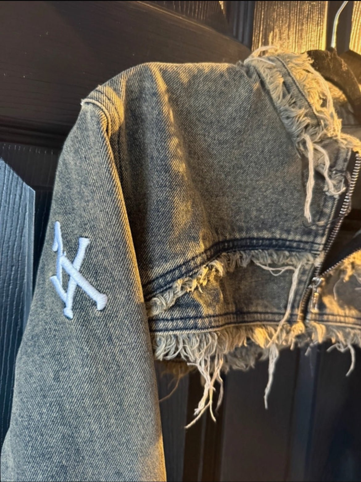 Cropped дънково яке 1XBLUE - Sunday West Boutique