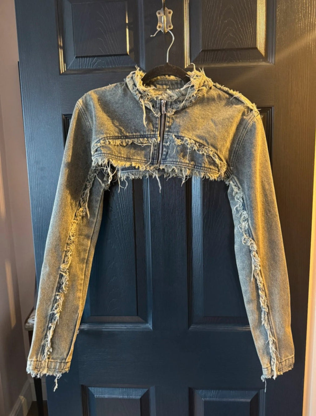 Cropped дънково яке 1XBLUE - Sunday West Boutique