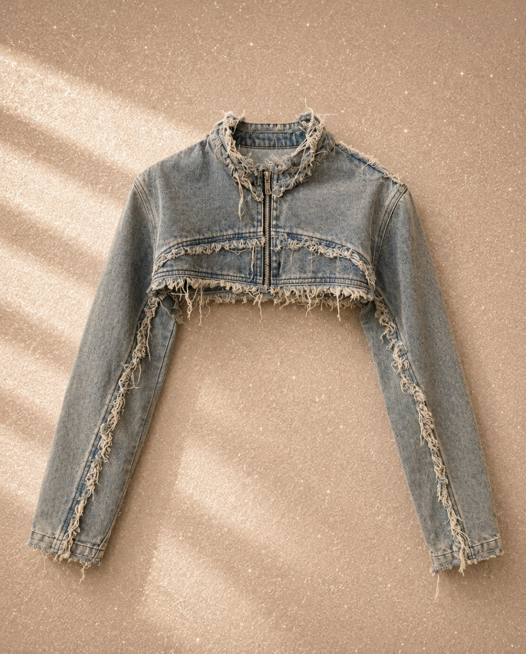 Cropped дънково яке 1XBLUE - Sunday West Boutique