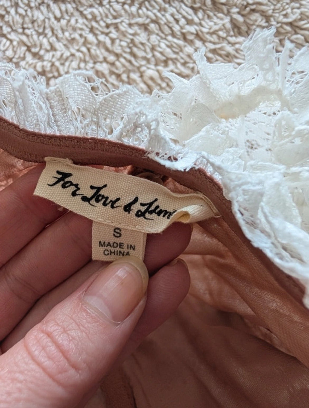 Дантелена рокля For Love & Lemons - Sunday West Boutique